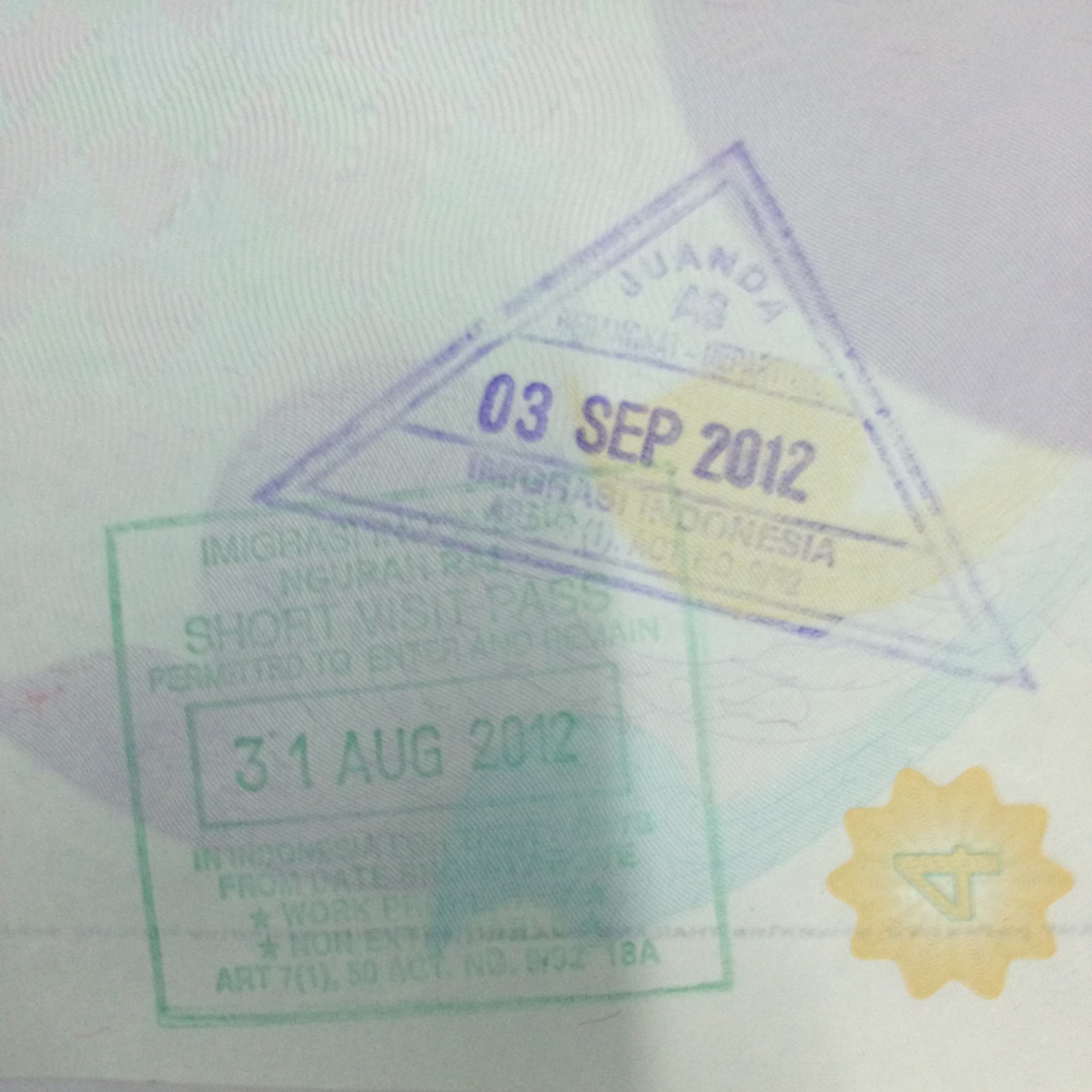 Ngurah Rai Airport arrival concourse in Bali